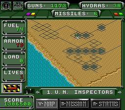 Desert Strike - Return to the Gulf - Mission 3 - User Screenshot